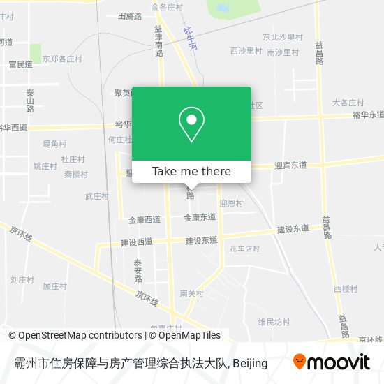 霸州市住房保障与房产管理综合执法大队 map
