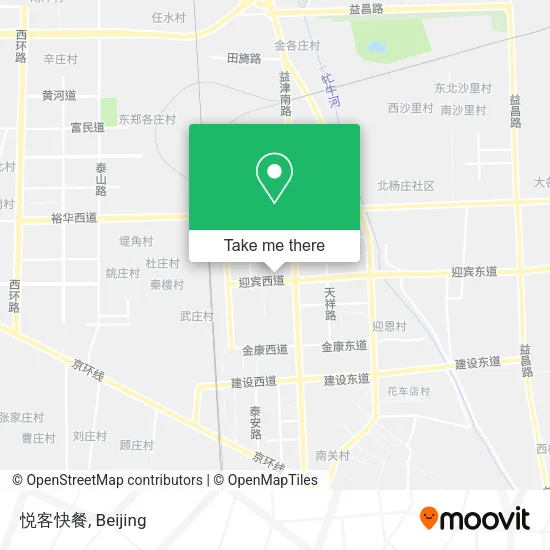 悦客快餐 map