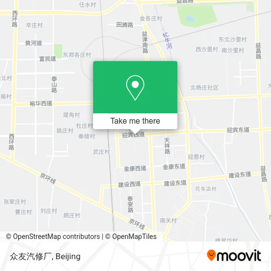 众友汽修厂 map