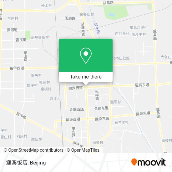 迎宾饭店 map