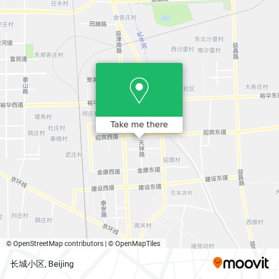 长城小区 map