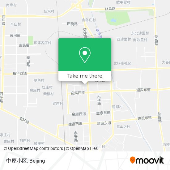 中原小区 map