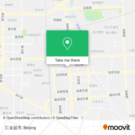 汇金超市 map