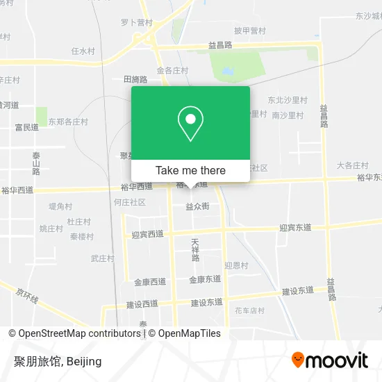 聚朋旅馆 map