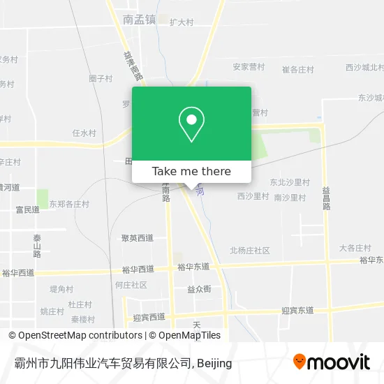 霸州市九阳伟业汽车贸易有限公司 map