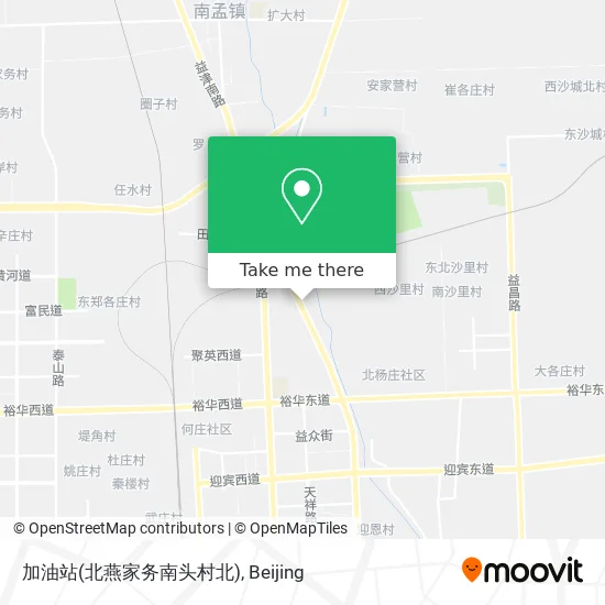 加油站(北燕家务南头村北) map