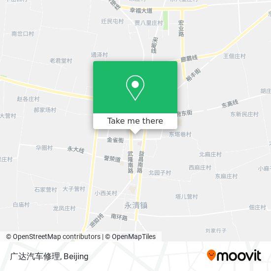广达汽车修理 map
