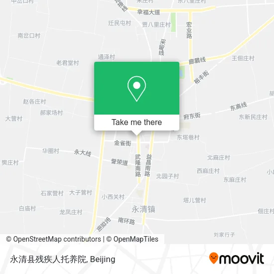 永清县残疾人托养院 map