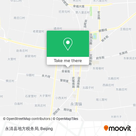 永清县地方税务局 map