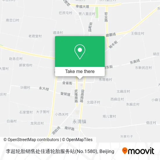 李超轮胎销售处佳通轮胎服务站(No.1580) map