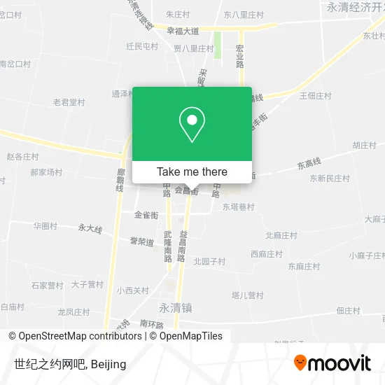 世纪之约网吧 map