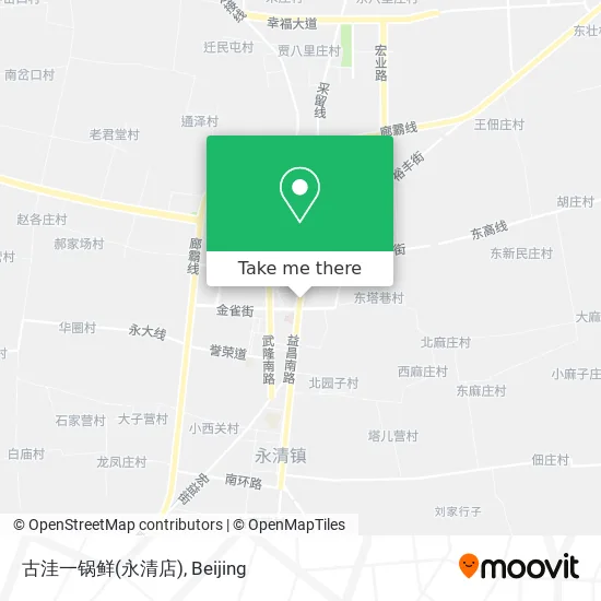 古洼一锅鲜(永清店) map