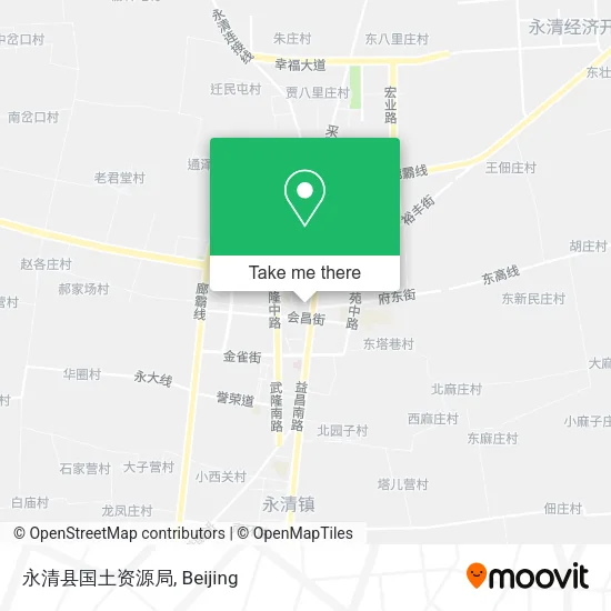 永清县国土资源局 map