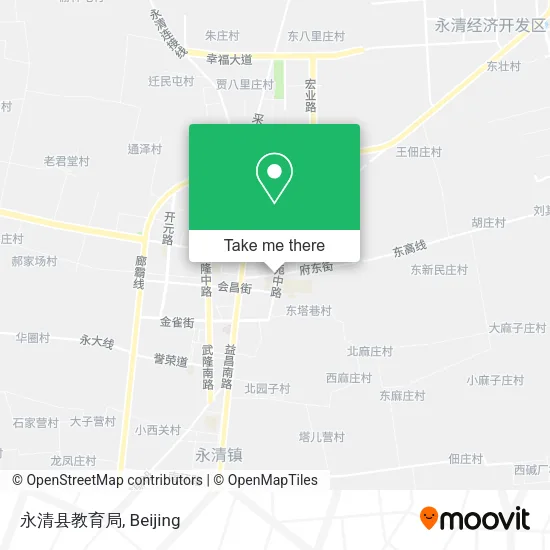 永清县教育局 map