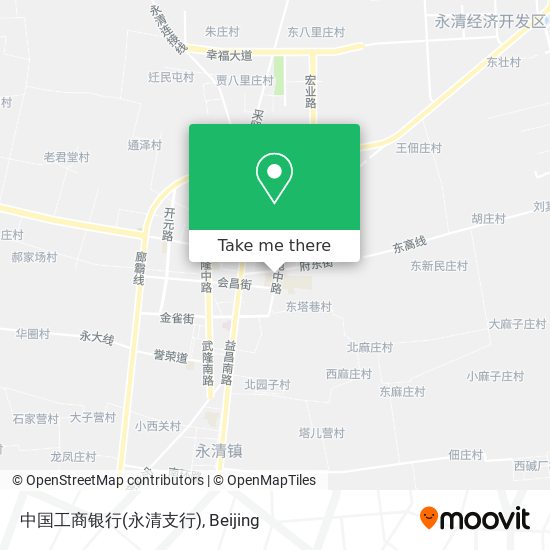 中国工商银行(永清支行) map