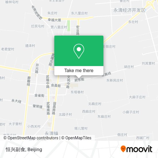 恒兴副食 map