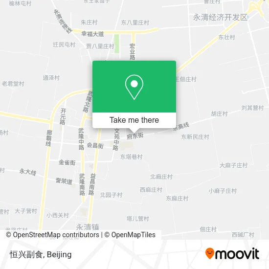 恒兴副食 map