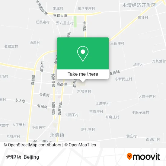烤鸭店 map