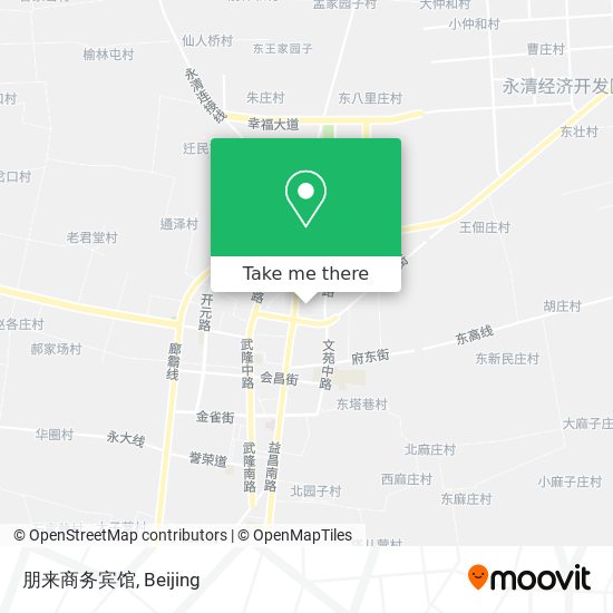 朋来商务宾馆 map