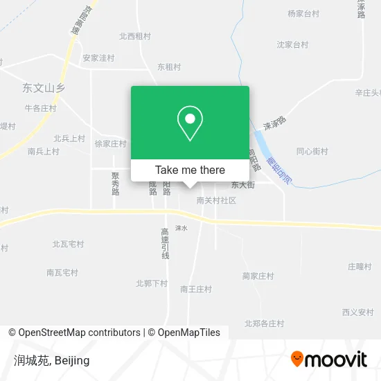 润城苑 map