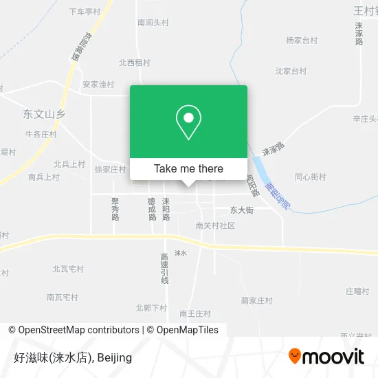 好滋味(涞水店) map