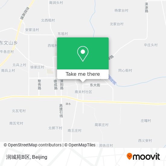 润城苑B区 map