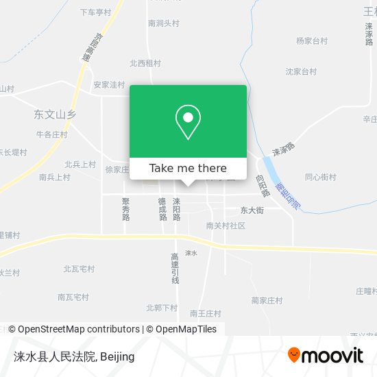 涞水县人民法院 map