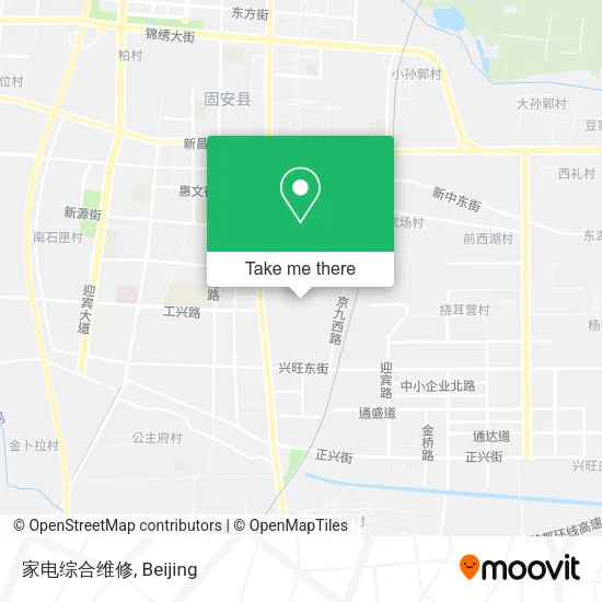 家电综合维修 map