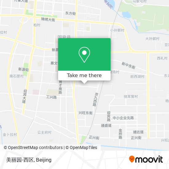 美丽园-西区 map