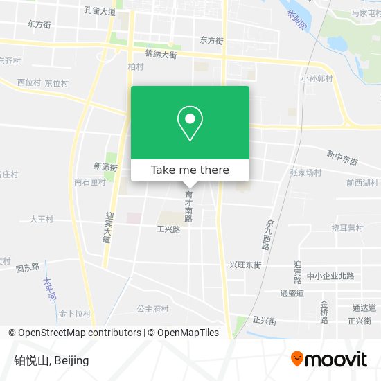 铂悦山 map