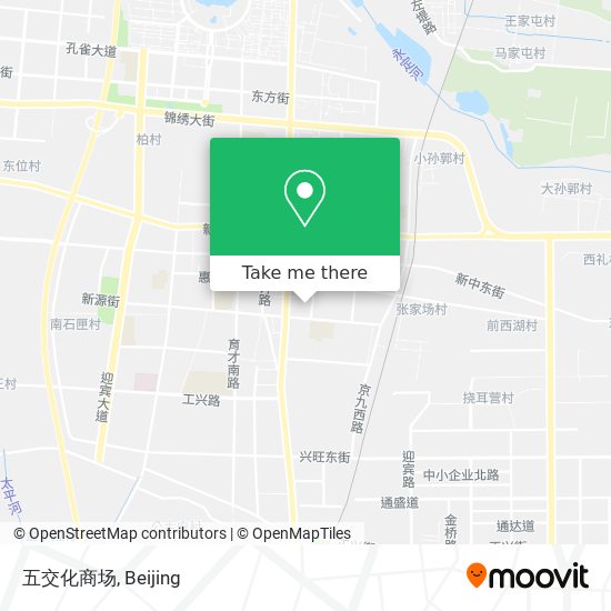 五交化商场 map