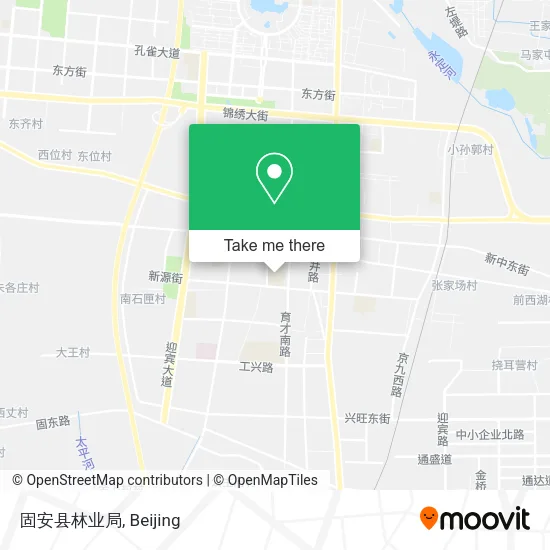 固安县林业局 map