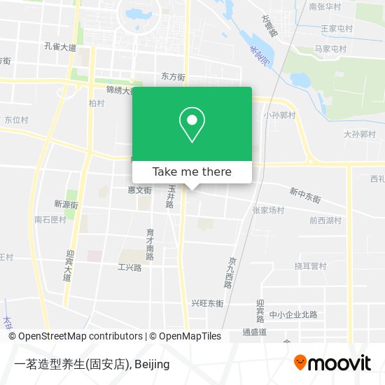 一茗造型养生(固安店) map