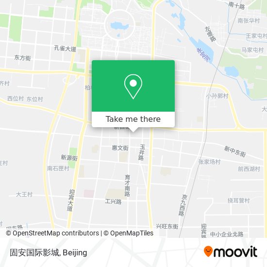 固安国际影城 map