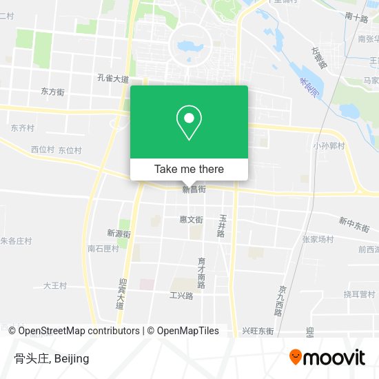 骨头庄 map