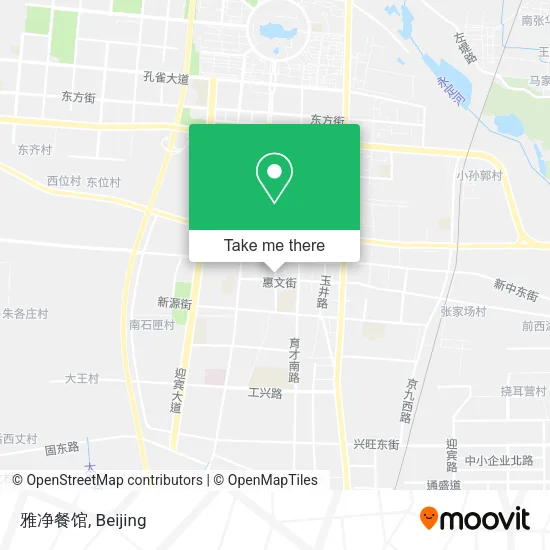雅净餐馆 map