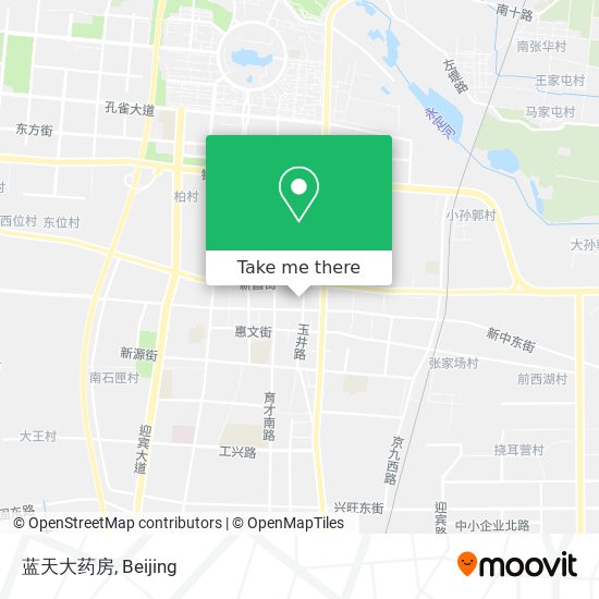蓝天大药房 map