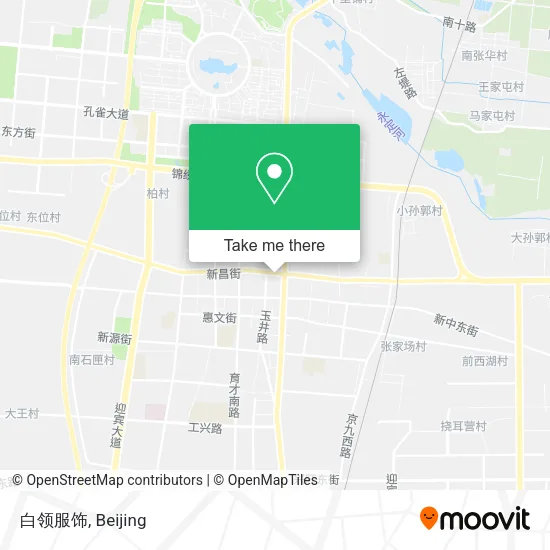 白领服饰 map