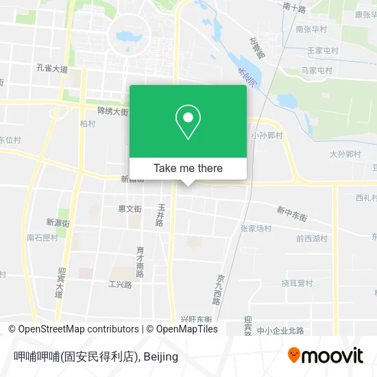 呷哺呷哺(固安民得利店) map