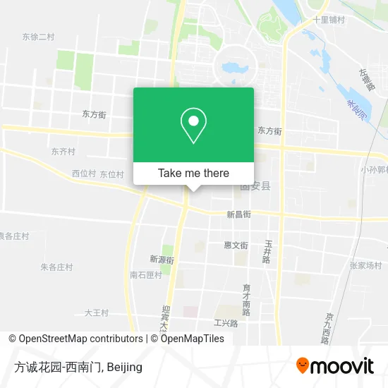 方诚花园-西南门 map
