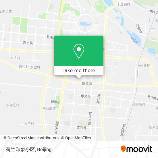 荷兰印象小区 map