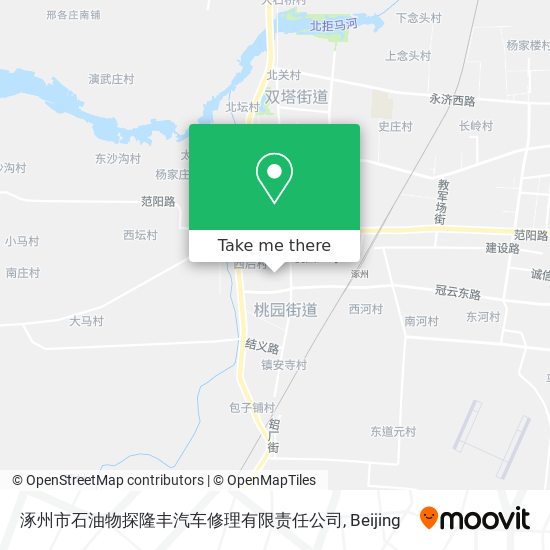 涿州市石油物探隆丰汽车修理有限责任公司 map
