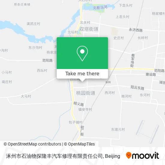 涿州市石油物探隆丰汽车修理有限责任公司 map