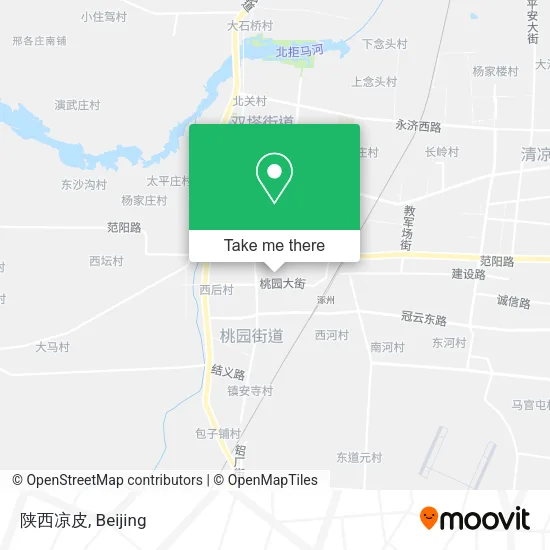 陕西凉皮 map