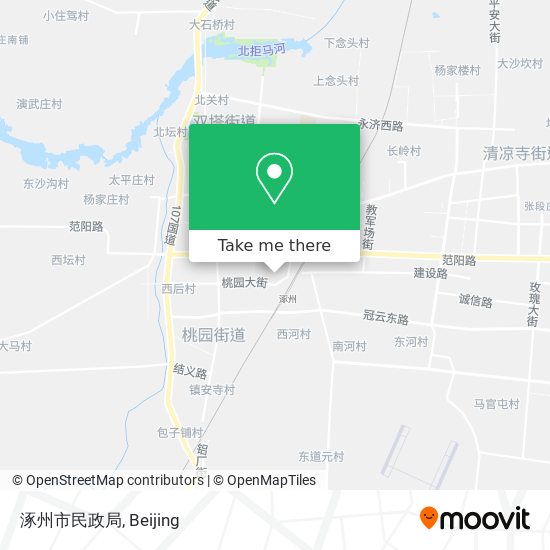 涿州市民政局 map