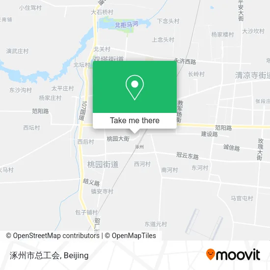 涿州市总工会 map
