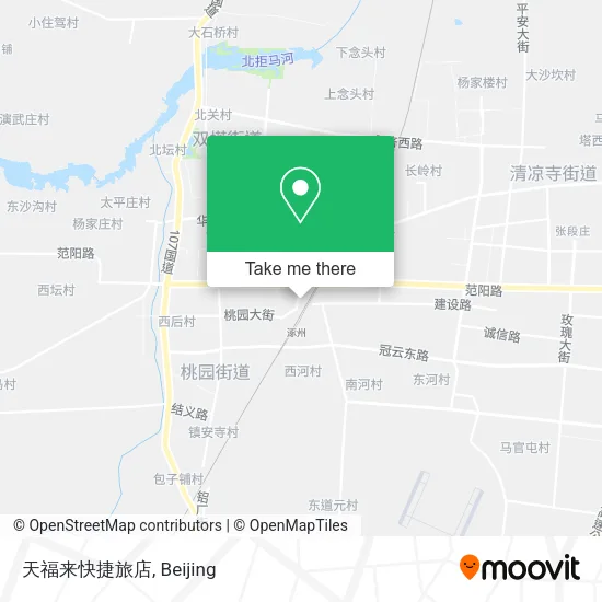 天福来快捷旅店 map