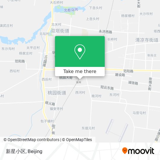 新星小区 map