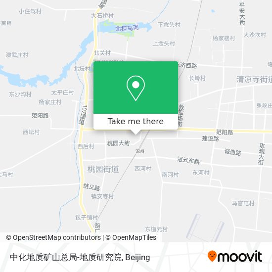 中化地质矿山总局-地质研究院 map