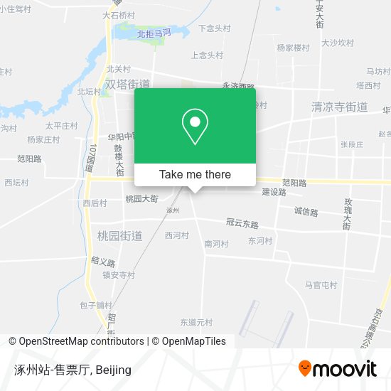 涿州站-售票厅 map